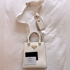New Prada Re-Edition Tote Saffiano Shoulder Bag